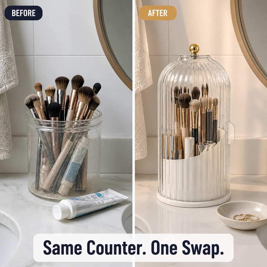 MetroLux™ Brush & Beyond Organizer — Transform Bathroom Chaos into Fresh, Clutter-Free Calm