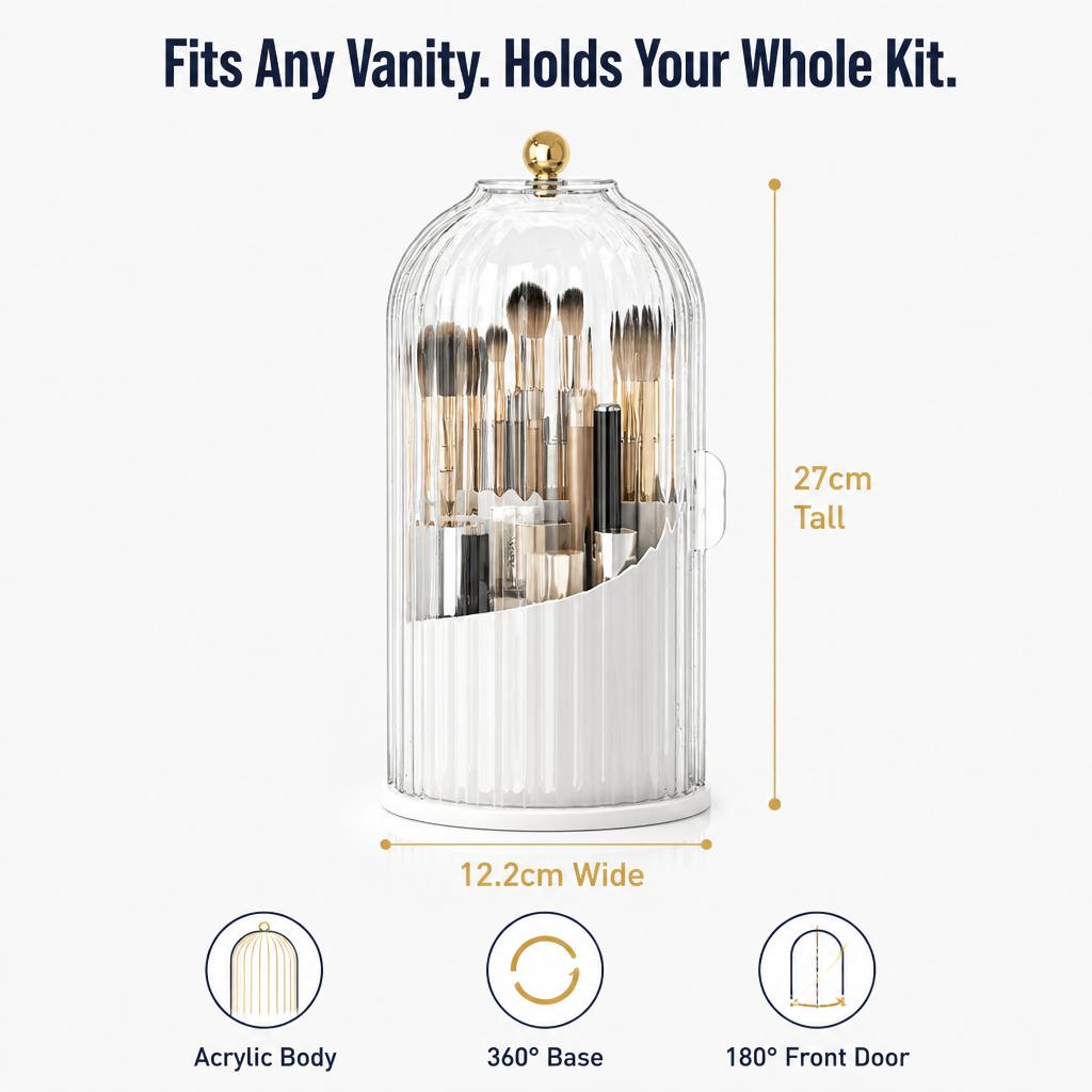 MetroLux™ Brush & Beyond Organizer — Transform Bathroom Chaos into Fresh, Clutter-Free Calm