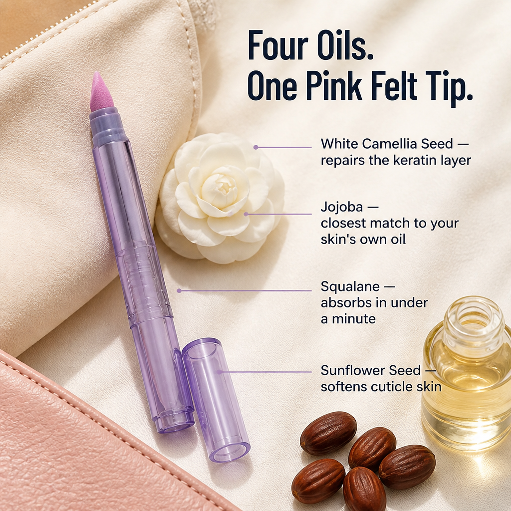 VitaNail™ — Rebuild Post-Gel Nails With This 3-in-1 Buffer Oil Pen