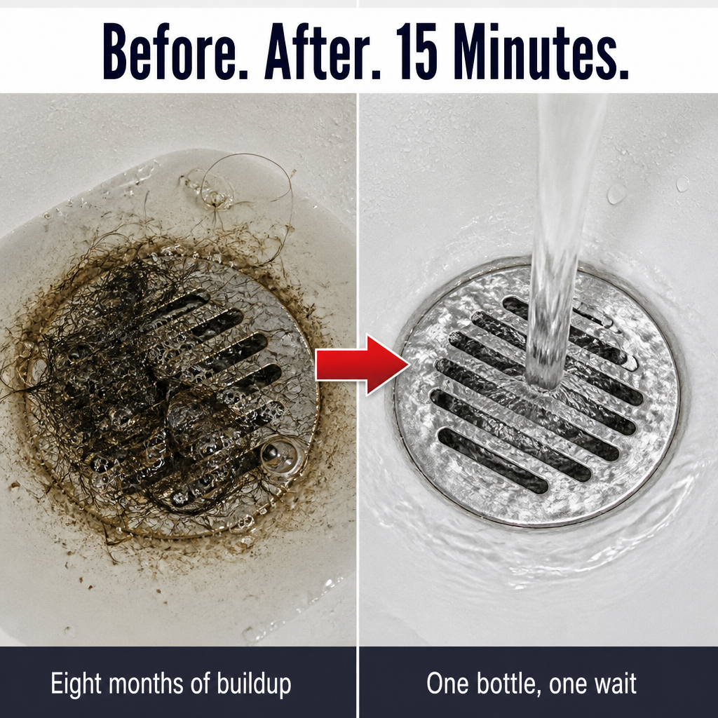 VitaFlow™ Drain Rescue — Clear Stubborn Clogs in Minutes Without Wrecking Your Pipes