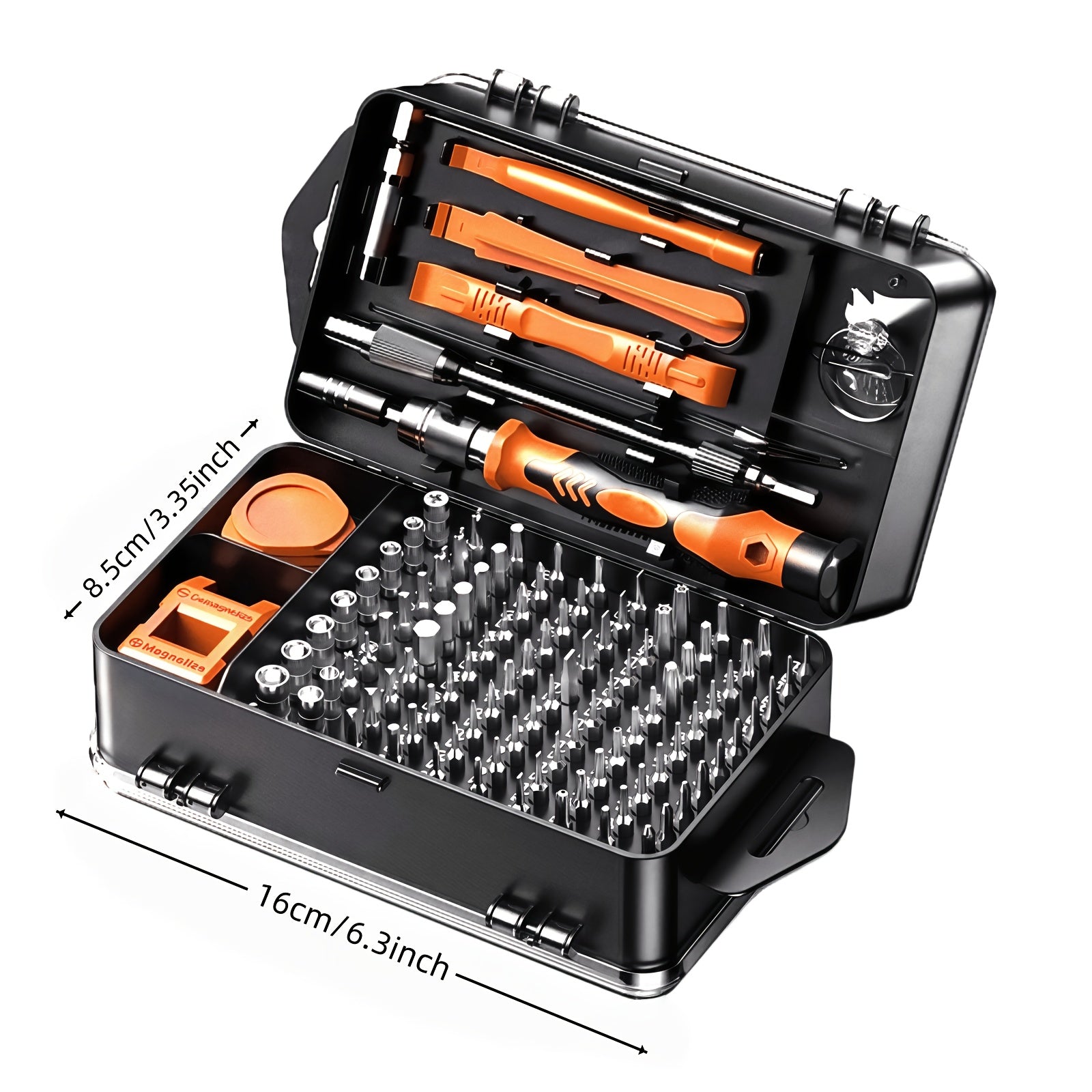 117-Piece Precision Screwdriver Set with Bits