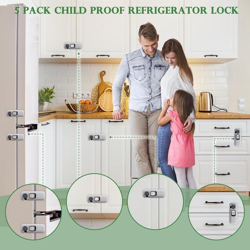 Childproof Cabinet Locks - Multi-Pack