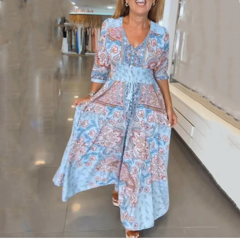 Fleurina™ Floral Dress — Breeze-Soft Fit That Flaunts Every Curve with Radiant Confidence