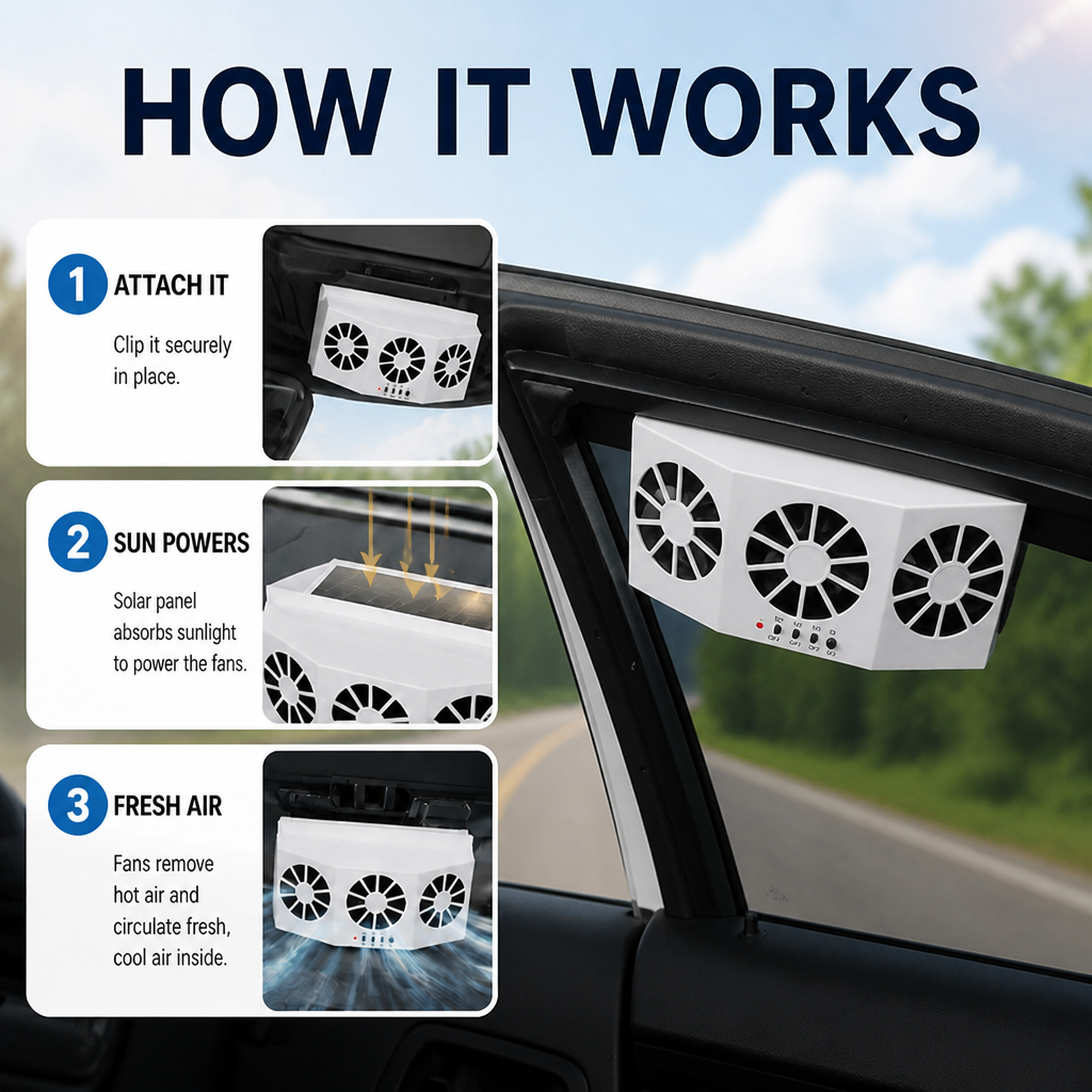 AeroBreeze™ — Drive Into Instant, Refreshing Coolness Powered by the Sun