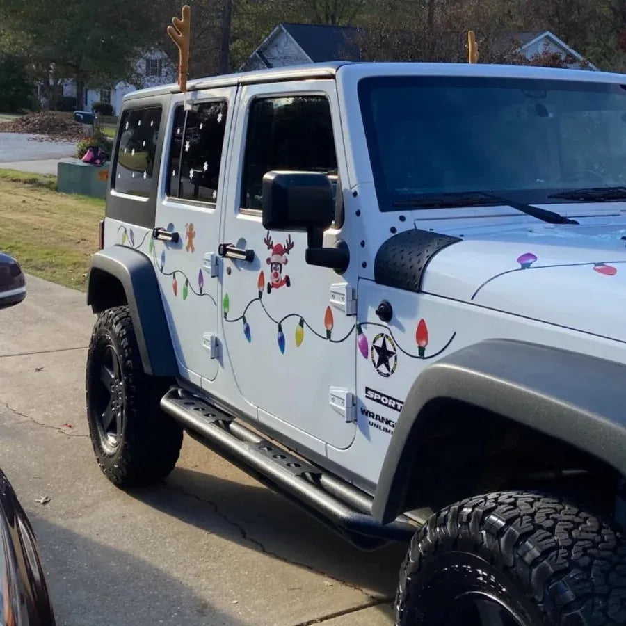 LuminoFest™ Glow Bulb Magnet Set — Turn Every Ride into a Dazzling Holiday Spotlight