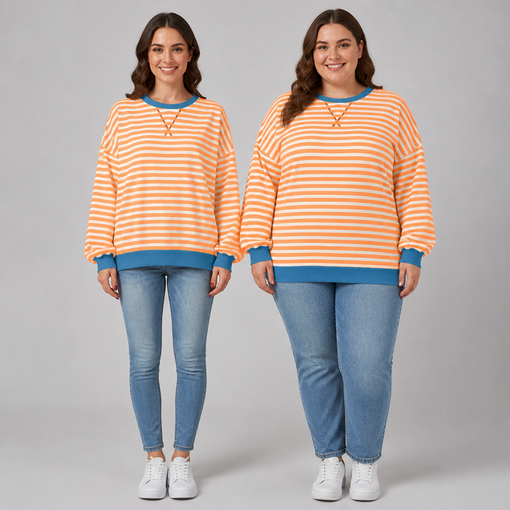 LuminaSoft™ Casual Long Sleeve Striped Shirt — Wrap Yourself in All-Day Softness and Timeless Style