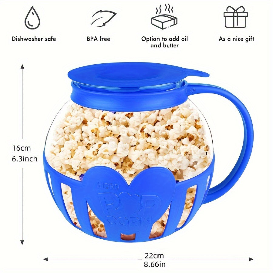 Borosilicate Glass Popcorn Maker for Microwave Use