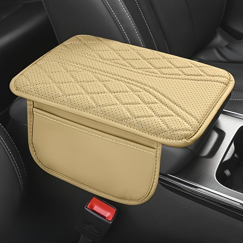 Car Armrest Organizer in PU Leather with Pockets