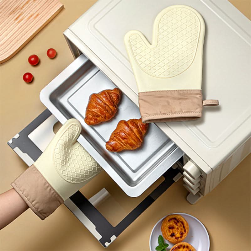 Heat Resistant Oven Mitts – Comfortable Grip, Pain-Free Cooking