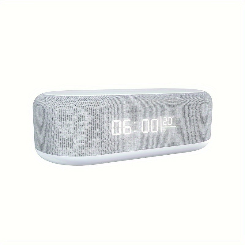 Wireless Charging Station with Alarm Clock and Temperature Display
