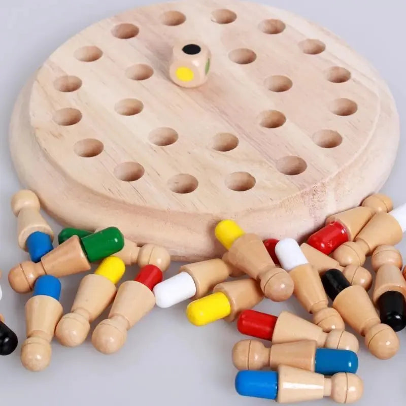 Wooden Memory Challenge — Brain Exercise to Enhance Memory and Coordination