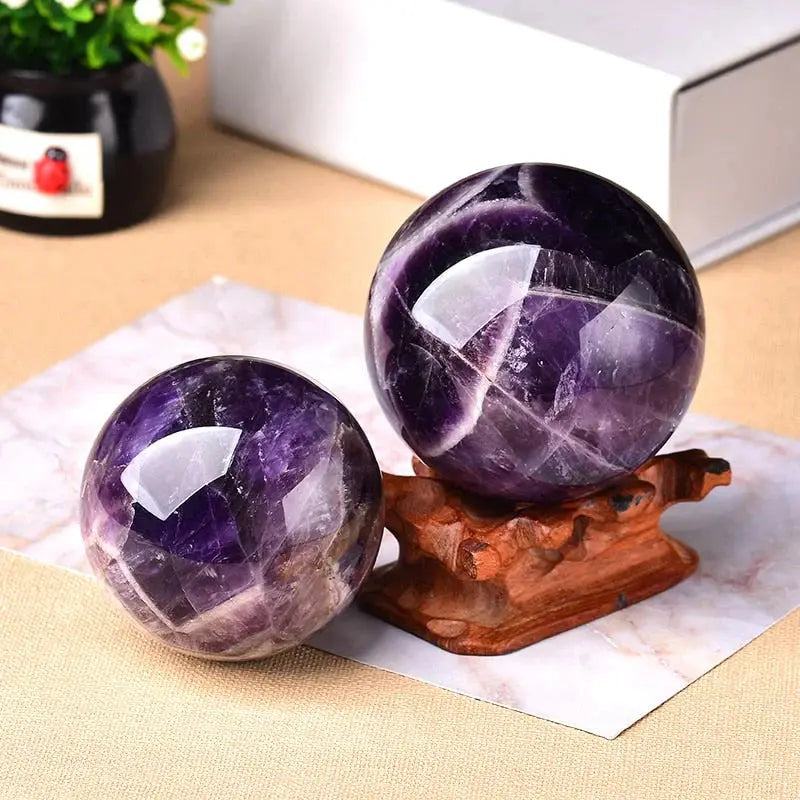 Amethyst Sphere - Adds Pure Elegance and Visible Emotions to Your Space