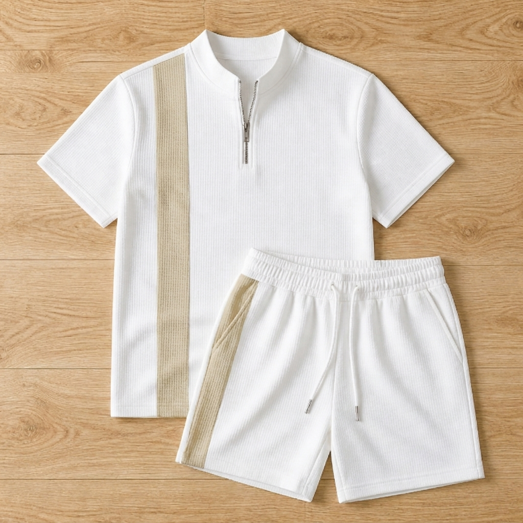 AeroStride™ Zip-Collar Set — Stay Fresh, Bold, and Unstoppable All Day Long