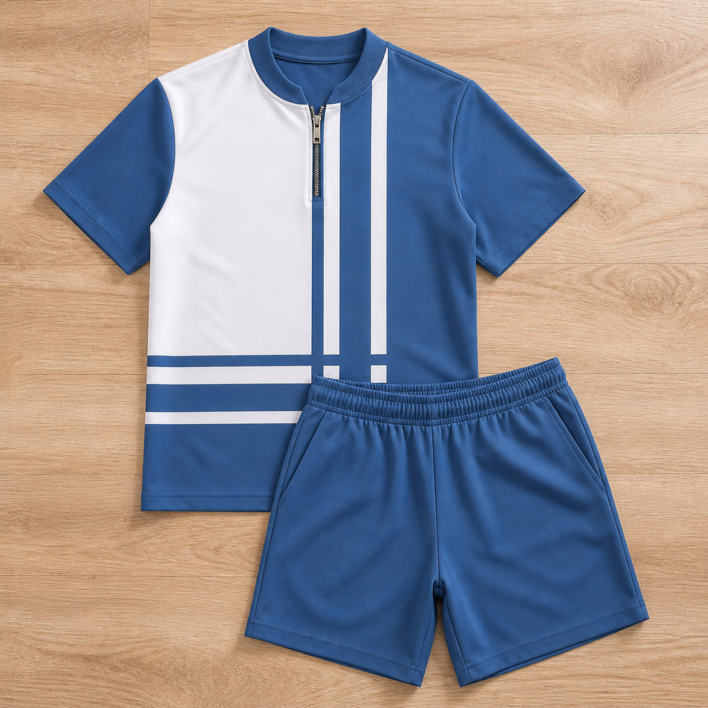 AeroStride™ Zip-Collar Set — Stay Fresh, Bold, and Unstoppable All Day Long