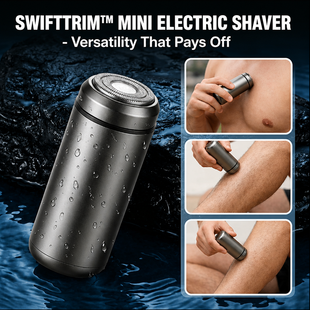 BladeRush™ Mini Electric Shaver — Command a Smooth, Irritation-Free Look That Powers Your Day