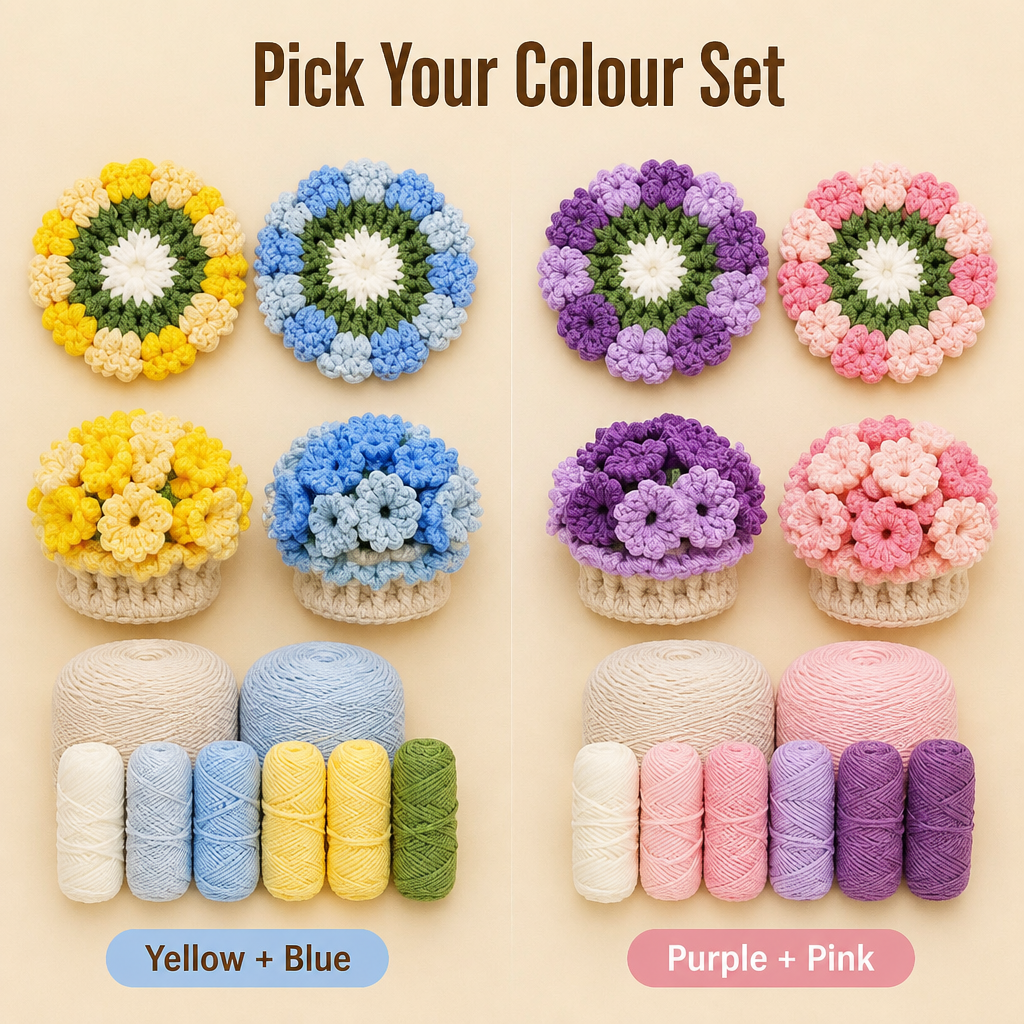 LumaFleur™ — Ignite Your Space with Handmade Coasters Bursting with Joy and Color