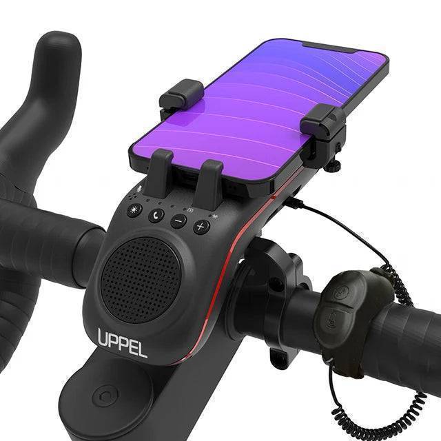 10-in-1 Bike Light Featuring Bluetooth Speaker and Smartphone Holder