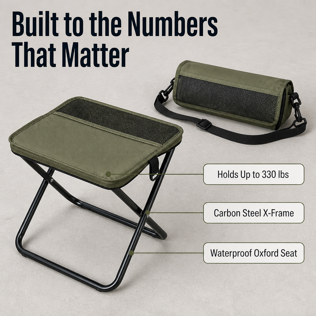 StrideSeat™ — Carry Less, Conquer More with Unbreakable Comfort and Freedom