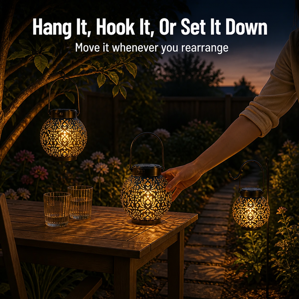 SolaraLuxe™ Pendant Lights — Transform Your Evenings with Effortless Solar Elegance and Magical Glow