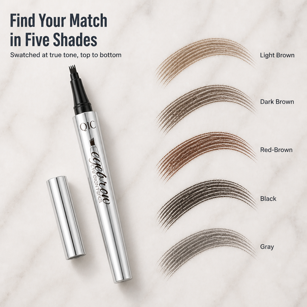 VeraBloom™ 3D Brow Pencil — Unstoppable Waterproof Brows That Command Attention All Day