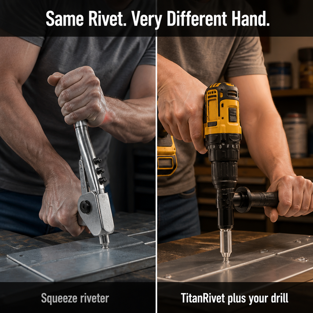 TitanGrip™ — Master Every Rivet with Rock-Solid Precision and Effortless Control