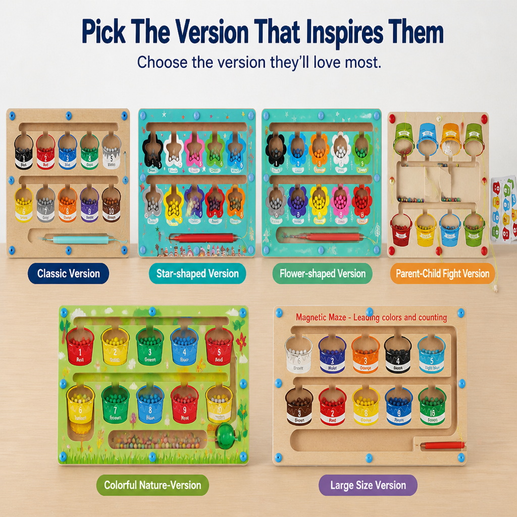 MagniMaze™ — Ignite Your Child’s Confidence With Every Colorful, Magnetic Adventure