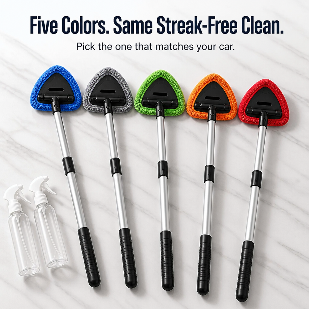 PanoramaShine™ — Reach Every Corner for Crystal-Clear, Scratch-Free Sparkle