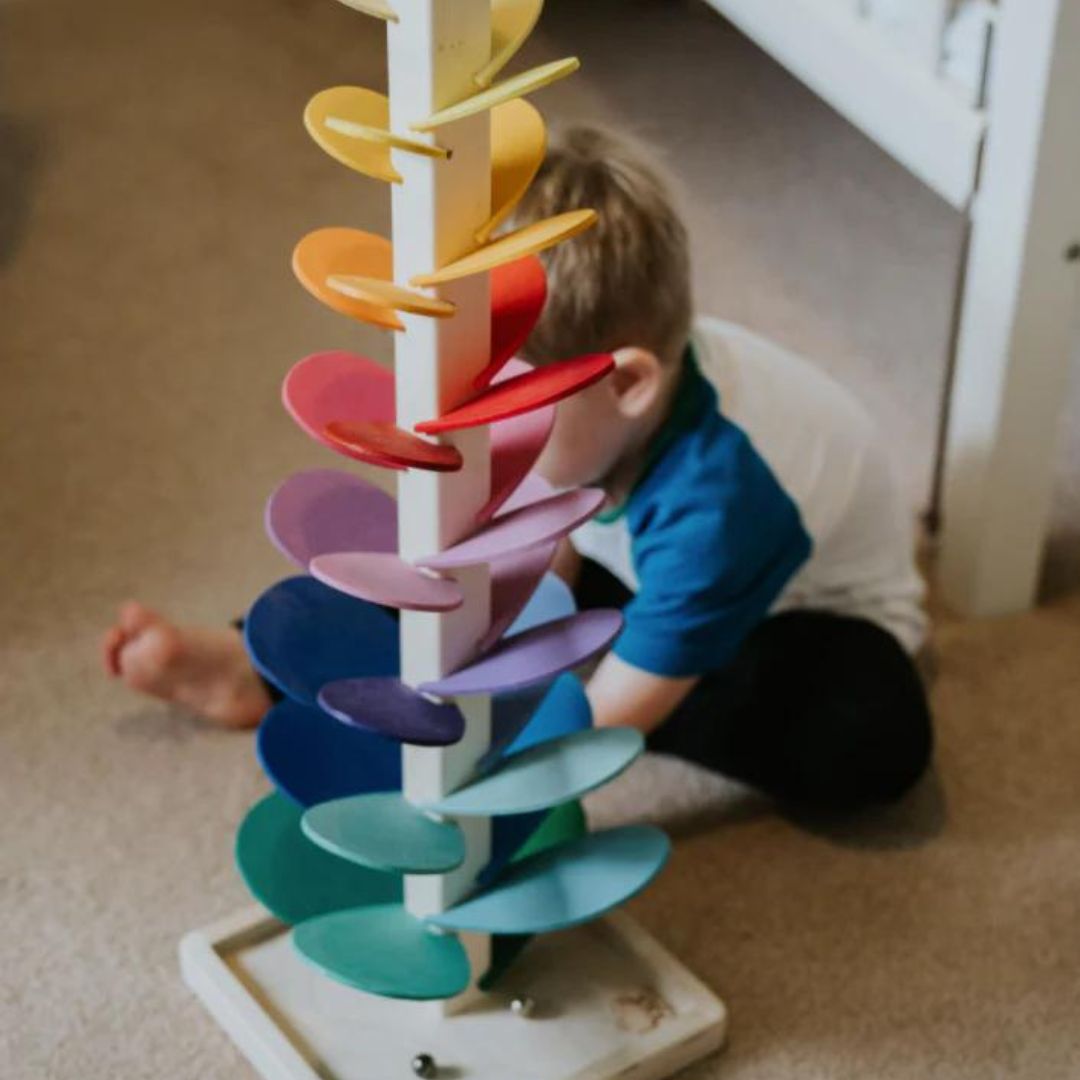 Montessori Ball Rain – Colorful Sound Play Activity