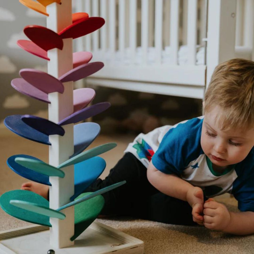 Montessori Ball Rain – Colorful Sound Play Activity