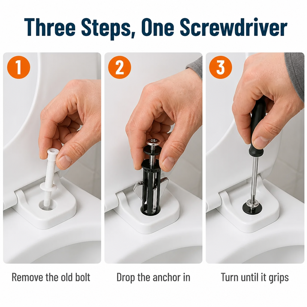 TitanGrip™ — Lock Your Toilet Seat Solid for Total Bathroom Peace