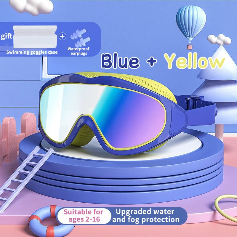 Kids' HD Swim Goggles – UV Protection and Anti-Fog Feature
