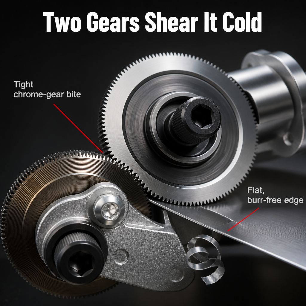 BladePulse™ — Turn Any Drill Into a Spark-Free Sheet-Metal Cutter