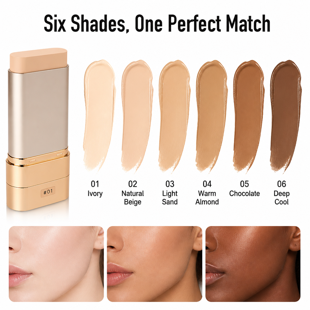 RevelaRadiance™ — Swipe On Korean Glass Skin That Stays Put All Day | Free Puff