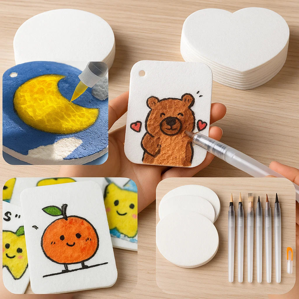 VibrantSponge™ 3D Art Kit — Ignite Your Child’s Confidence with Mesmerizing Touch-and-See Masterpieces