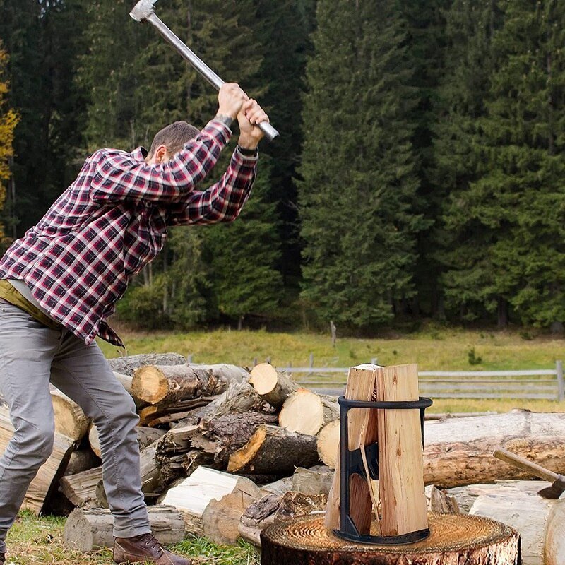 TimberGuard™ — Split Firewood Safely and Effortlessly Without Lifting a Finger
