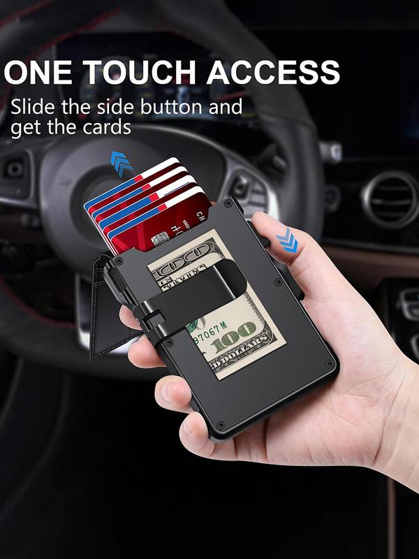 Men's Wallet with Invisible Protection – Smart Security for Carefree Freedom