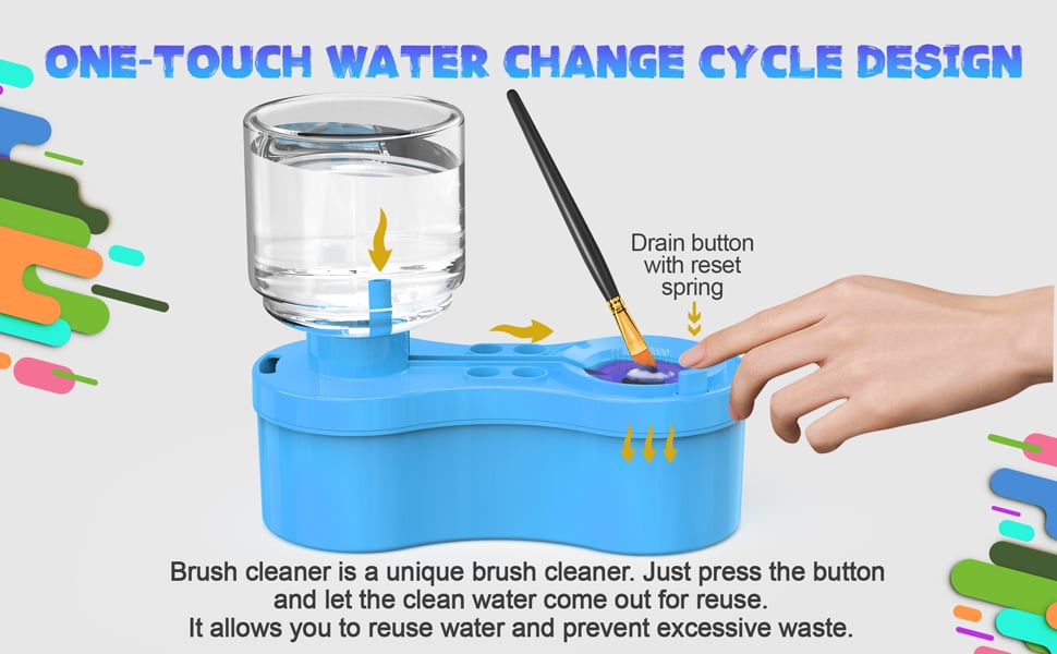 Quick Clean Brush Tool – Water-Saving for Enhanced Creative Freedom