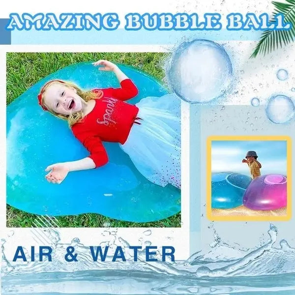 1+1 FREE | Inflatable Stretch Bubble Ball – Fillable with Water & Bounces Wildly