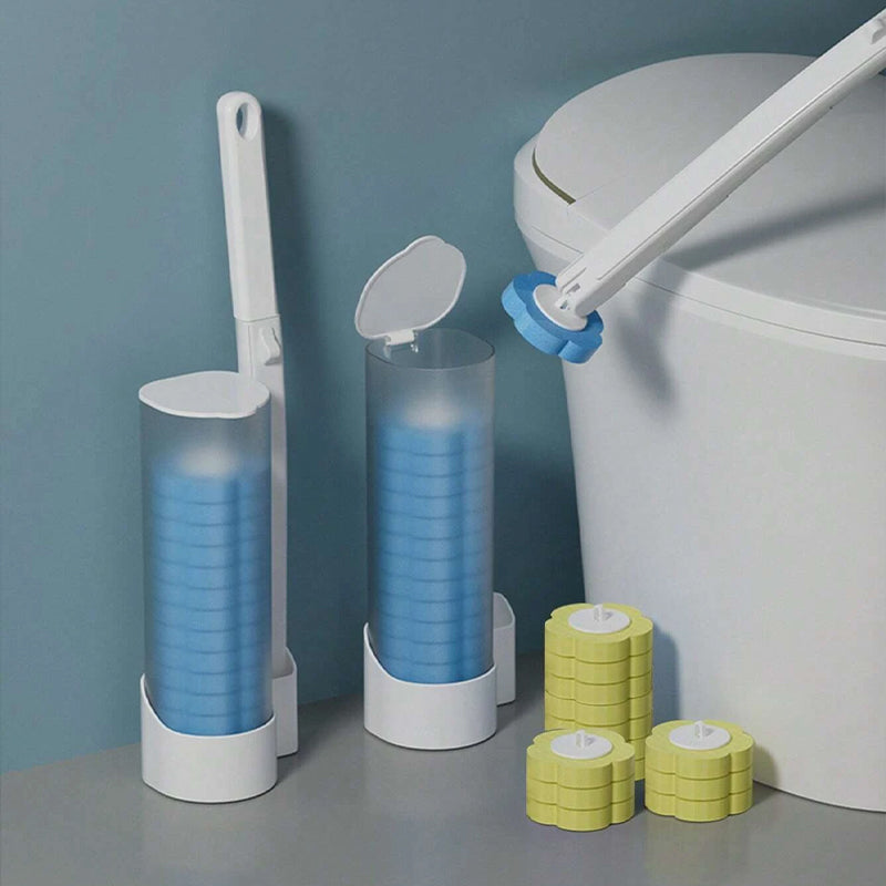 Disposable Toilet Scrubber | Antibacterial | Hygienic Sponge Tips | CleanClick