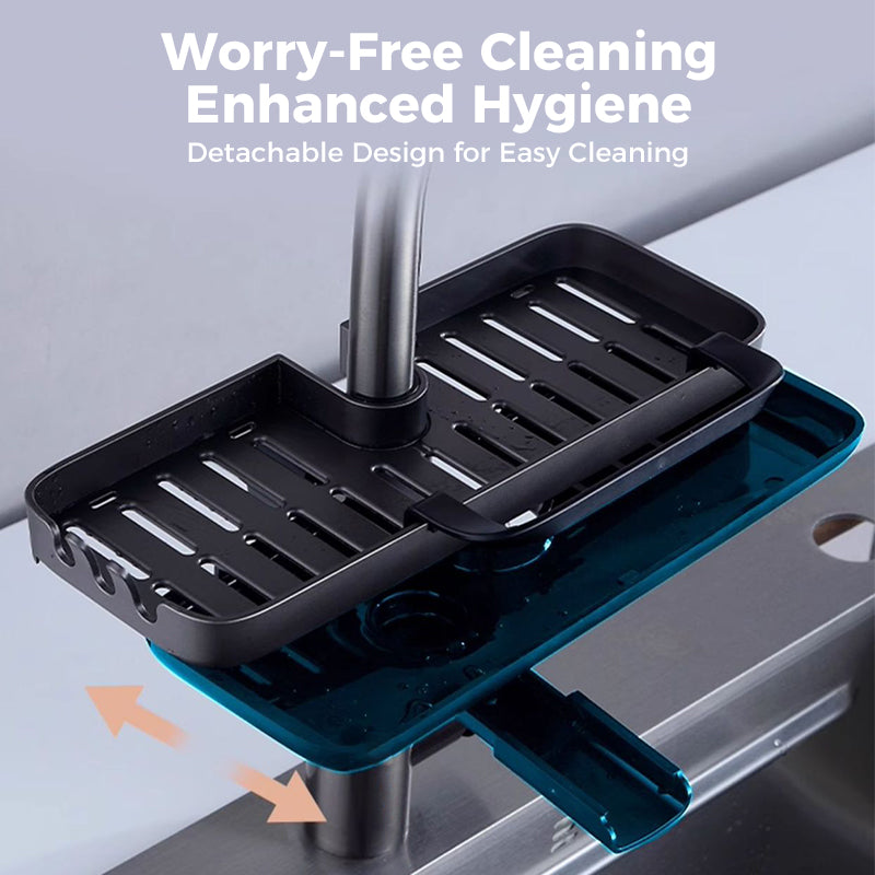Sink Rack | Speeds Up Sponge and Brush Drying | Clamp-On Mount | SinkSmart