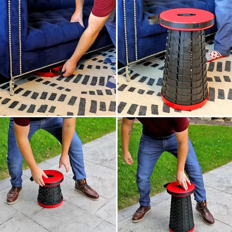 Compact Folding Travel Stool – Lightweight Seat for Camping, Fishing, Events