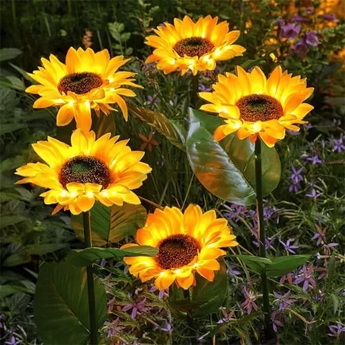 RamaraSun™ Solar Sunflowers — Illuminate Your Nights with Effortless, Enchanting Garden Magic