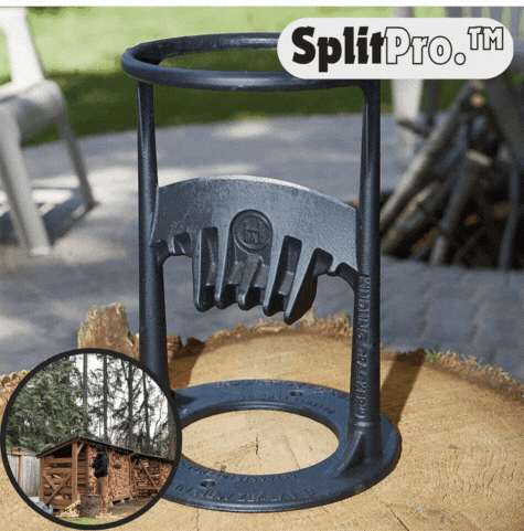Wood Splitter for Safe and Effortless Log Cutting with Power Control