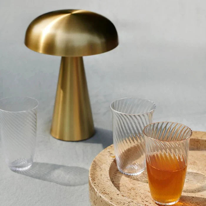 Shroom-Style Table Lamp – Wireless and Rechargeable