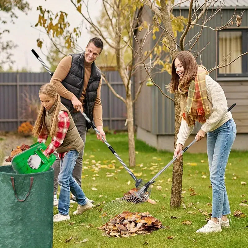 Ergonomic Garden Rake for Back-Friendly Gardening