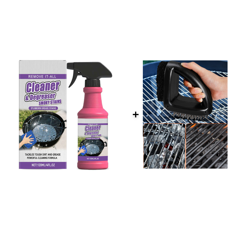 BlazeBright™ — Melt Away Grease Fast for a Grill That Shines with Pride