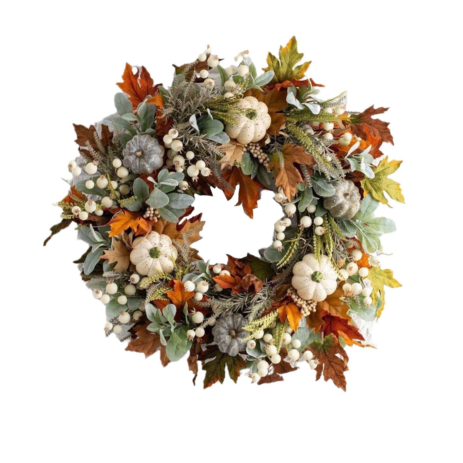 AmberNest™ Autumn Harvest Wreath — Ignite Lasting Cozy Charm and Celebrate Fall’s Warm Embrace