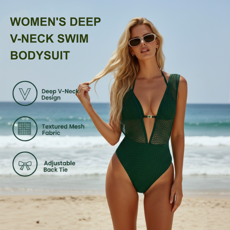 Confident and Alluring Swimsuit for Beach Wear