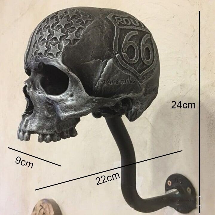 SkullGuard Helmet Display - Capture Attention with Fearless, Rock-Solid Style