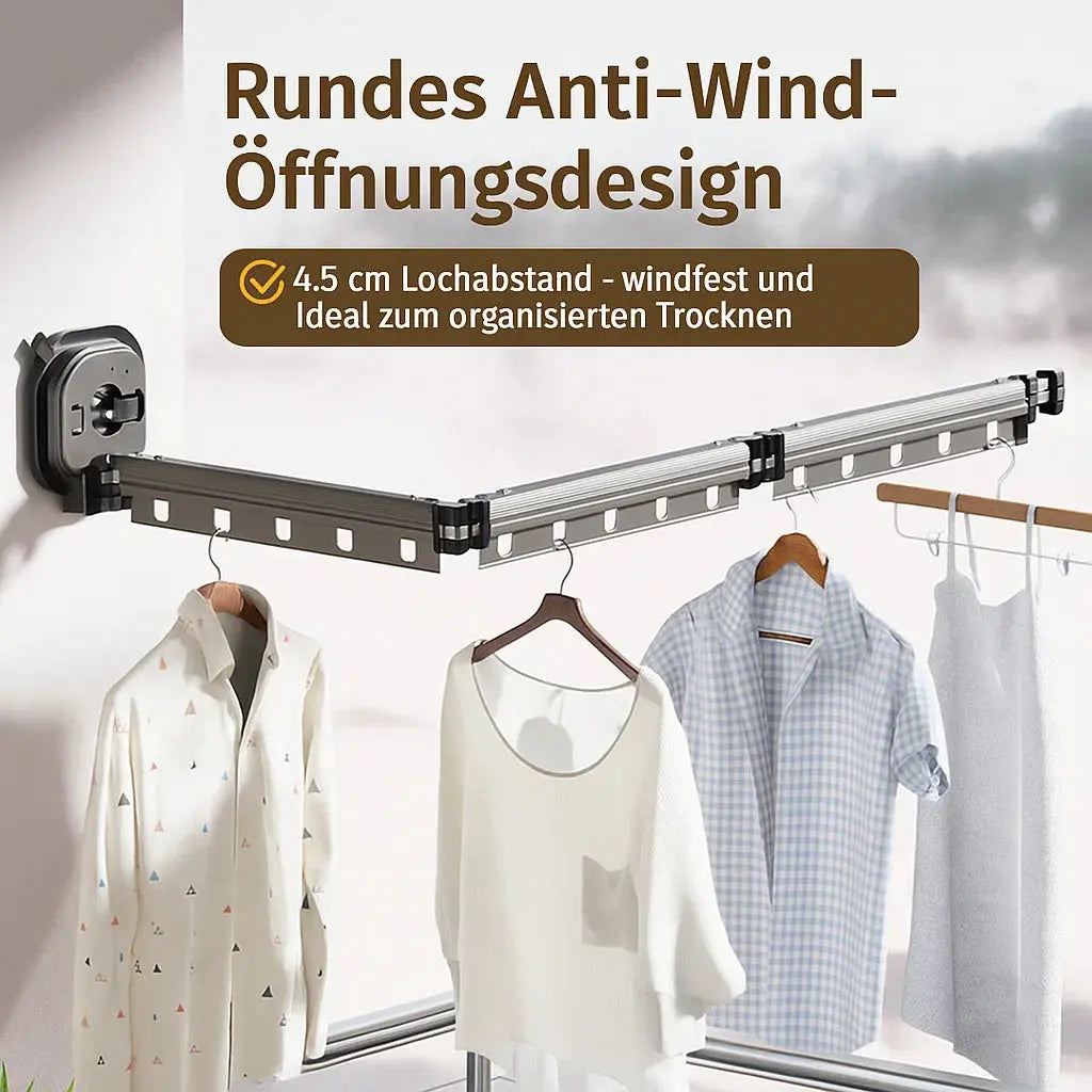 FlexiDry – Space-Saving Laundry Drying Solution – No Drilling Required!